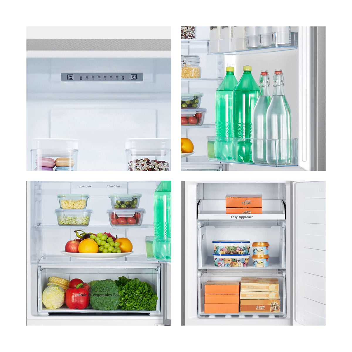 Frigorífico combi Hisense RB390N4ACE, 304 l, Total No Frost