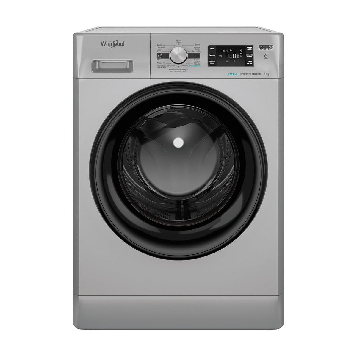 Lavadora Whirlpool FFB 8489 SBV SPT de 8 kg y 1400 rpm