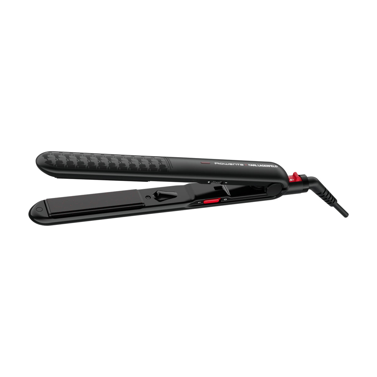 Plancha de pelo Rowenta SF321LF0 Optiliss II Karl Lagerfeld, 230 °C y placas flotantes