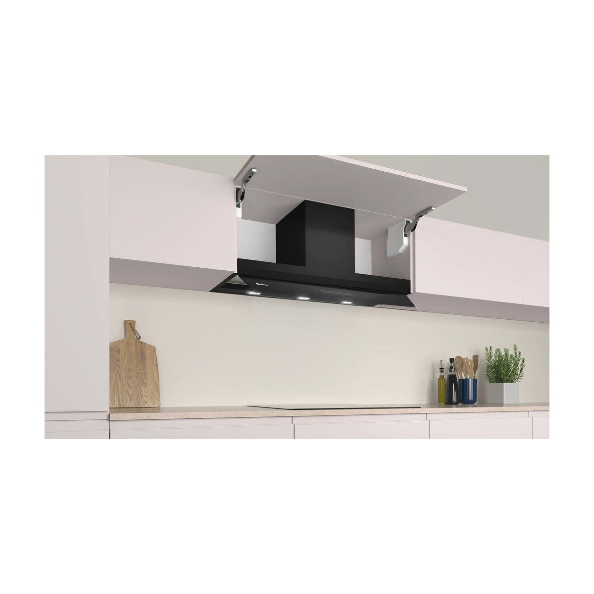 Campana integrable Balay 3BD997GN de 90 cm con visera de cristal negro