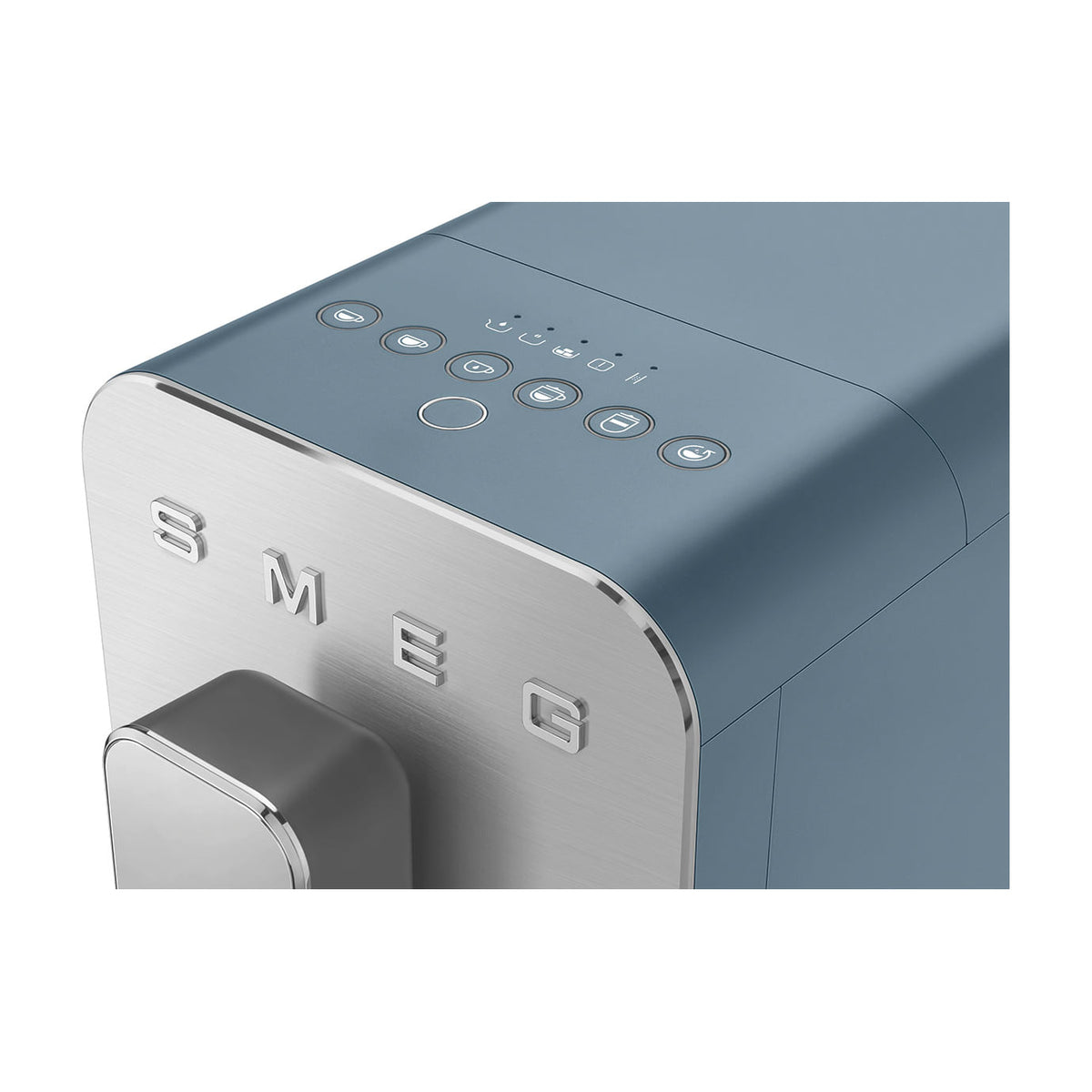 Cafetera superautomática Smeg BCC13SBMEU azul tormenta, 19 bar y sistema de leche