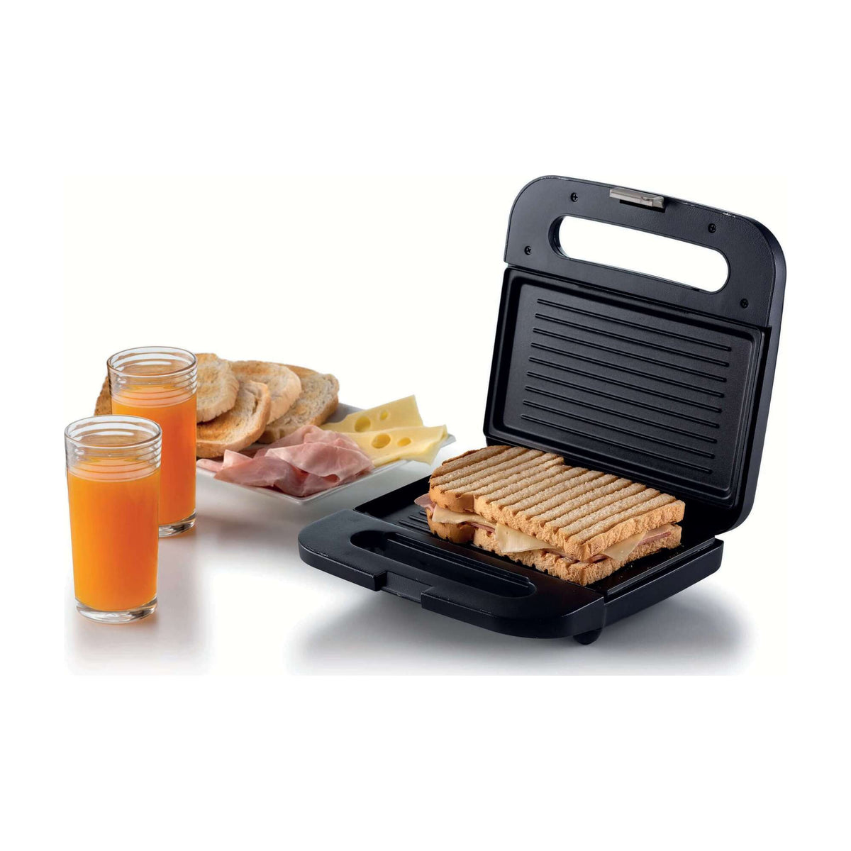 Sandwichera Ariete Breakfast 1971/00, 750 W y placas grill antiadherentes