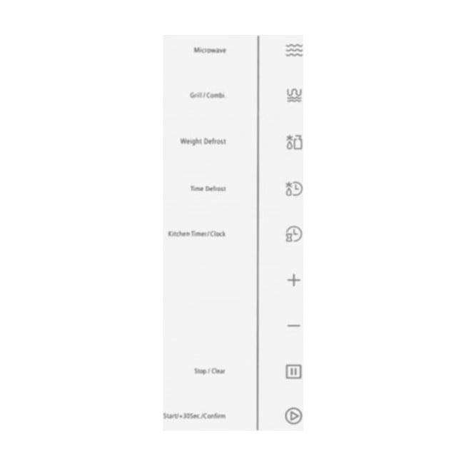 Microondas integrable Fagor 3MWB-25BTCGB de 25 l con grill, cristal blanco
