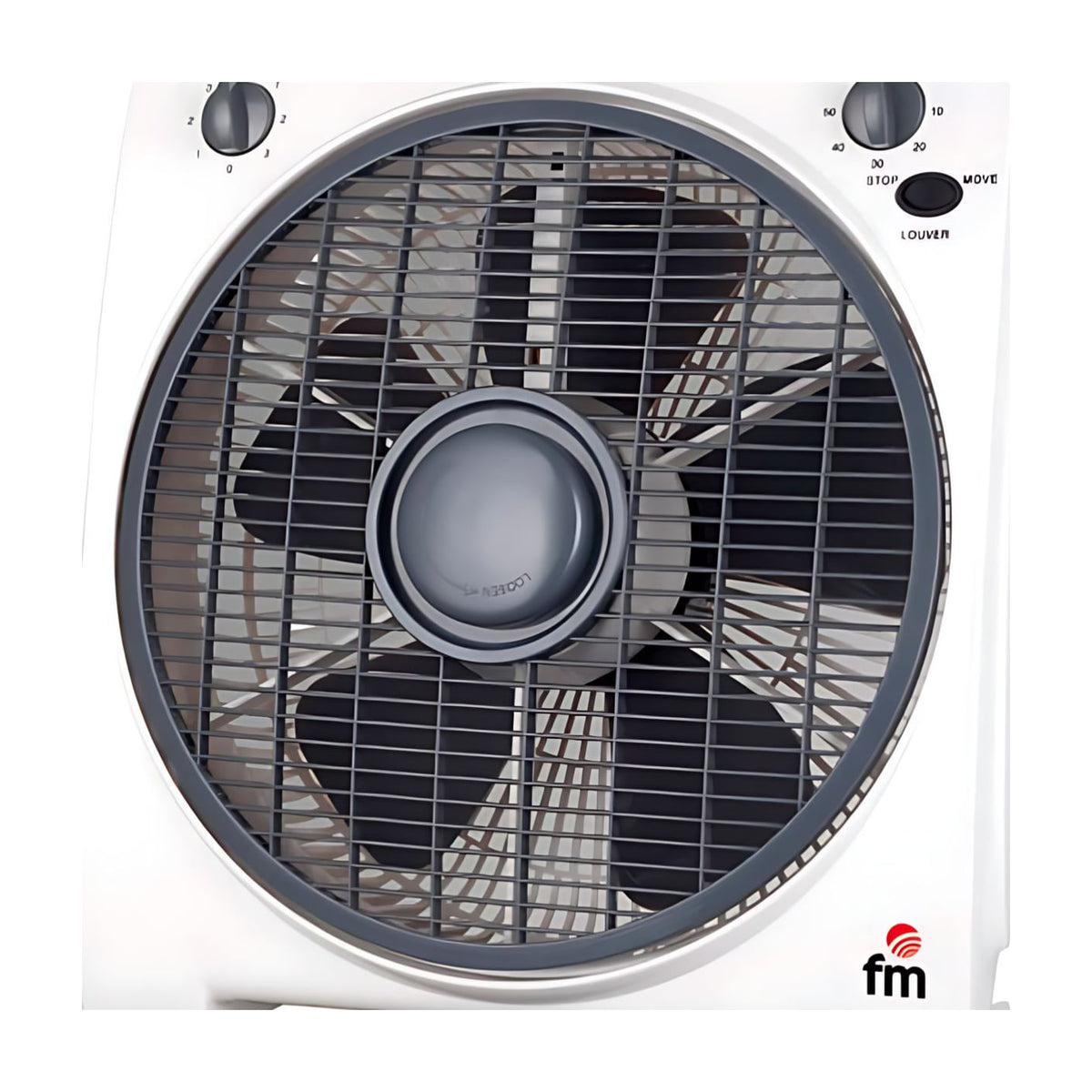 Ventilador box fan FM BF-4 de 30 cm y 3 velocidades