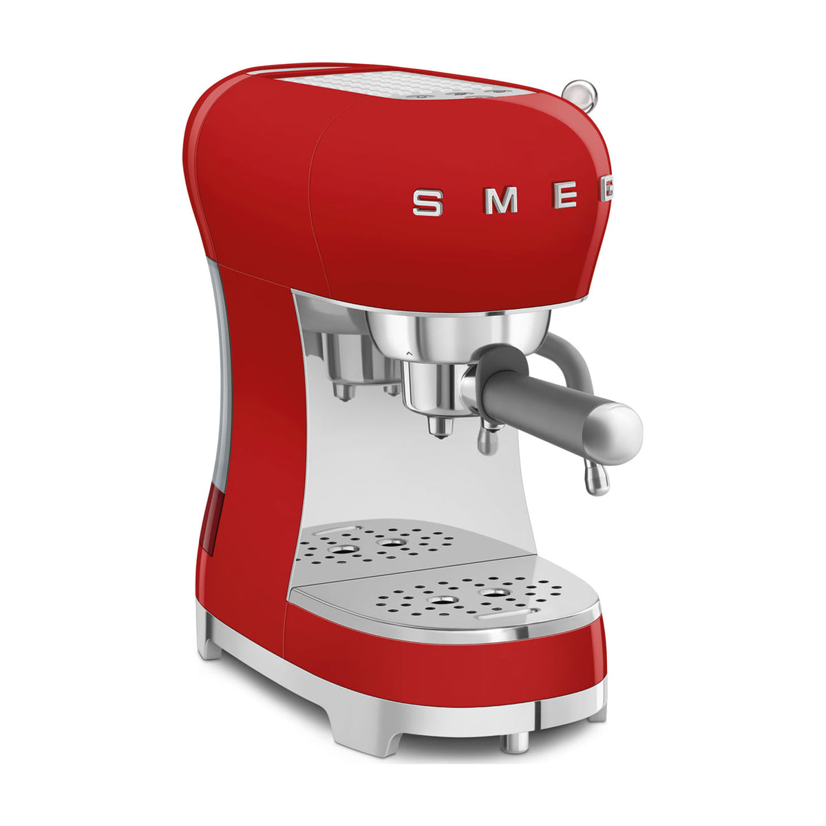 Cafetera espresso Smeg ECF02RDEU de 15 bar y 1350 W, roja