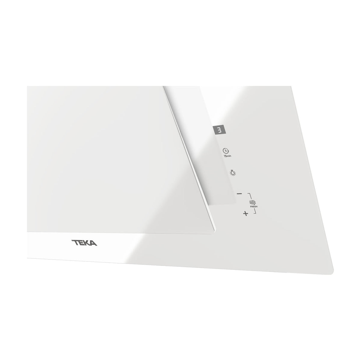 Campana decorativa Teka DVT PRO 78780 TCS WH de 70 cm, cristal blanco