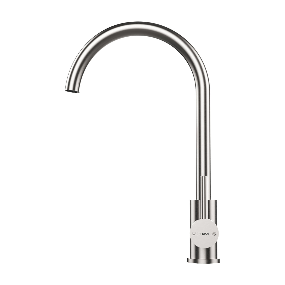 Grifo de cocina Teka UNI 9310 monomando, caño alto e inox