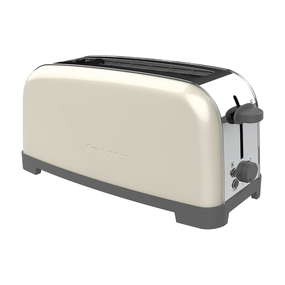 Tostadora Taurus Vintage Single Cream TO800X, 1 ranura larga y 850 W