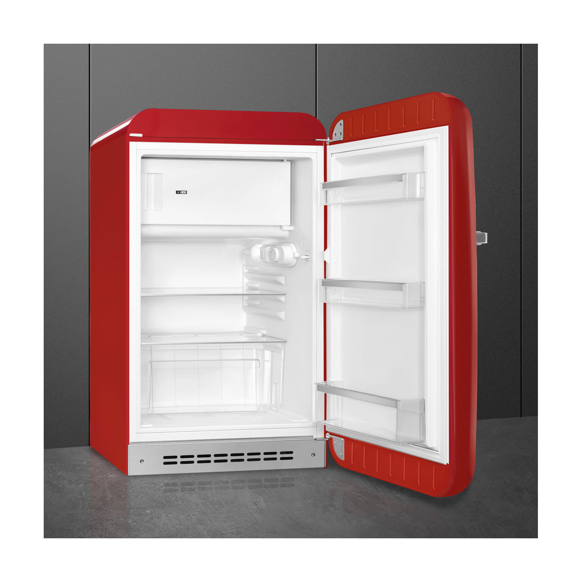 Frigorífico de una puerta Smeg FAB10RRD6, 122 l, rojo