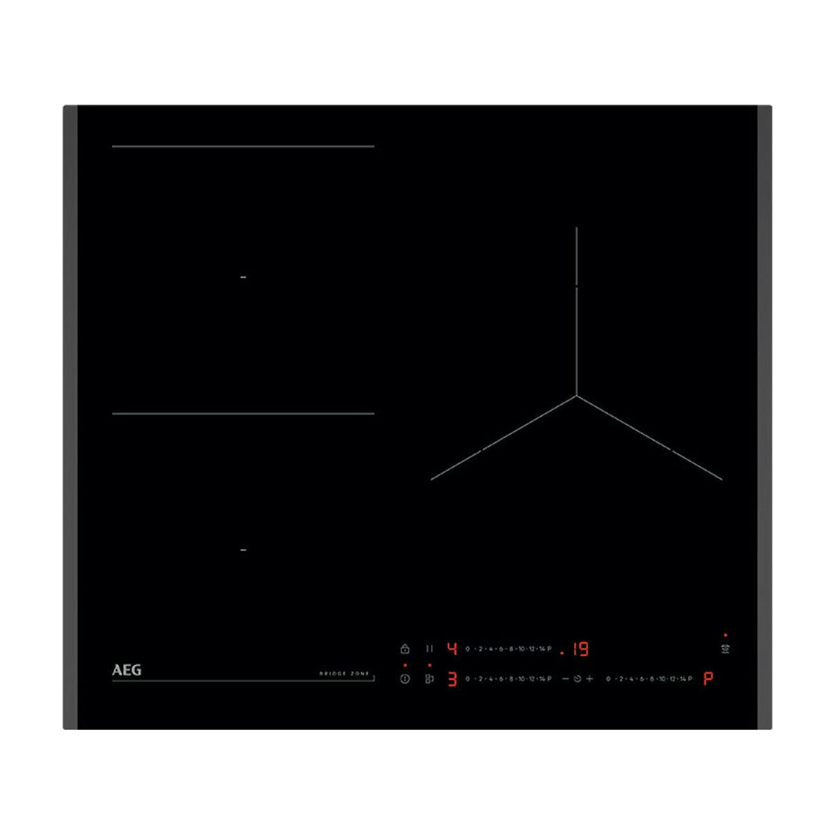 Placa de inducción AEG TO63IQ00FB de 60 cm con Bridge y Hob2Hood