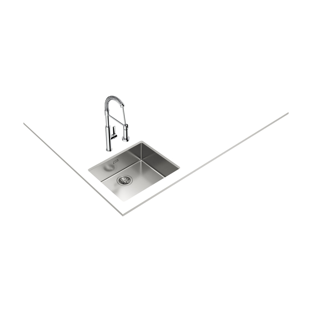 Fregadero Teka Be Linea RS15 50.40 de acero inoxidable, bajo encimera