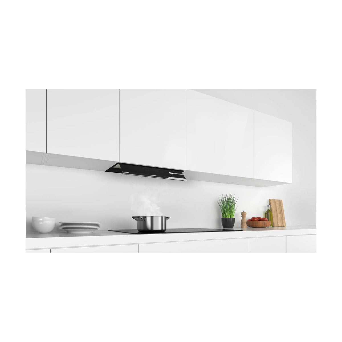 Campana integrable Bosch DBB67AM60 de 60 cm, cristal negro