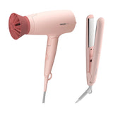 Pack secador y plancha Philips BHP398/00, 1600 W y ThermoProtect