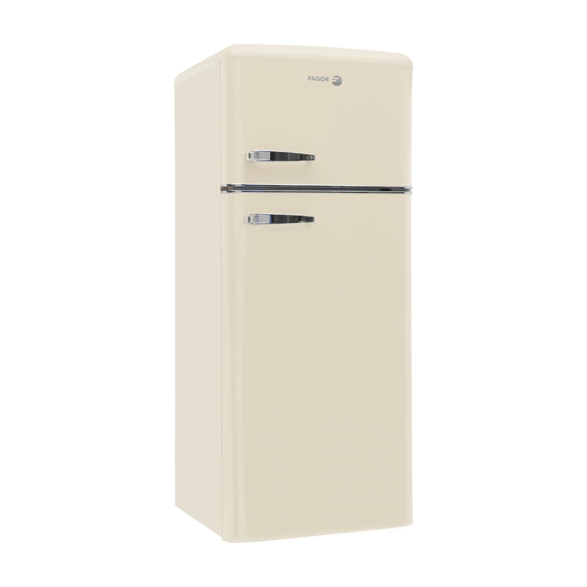 Frigorífico de dos puertas Fagor 3FFV-1455BG, 206 l, beige