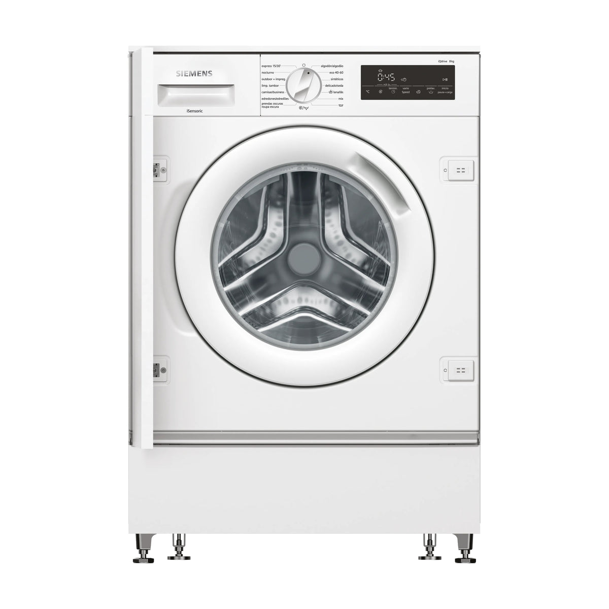 Lavadora integrable Siemens WI14W542ES de 8 kg y 1400 rpm
