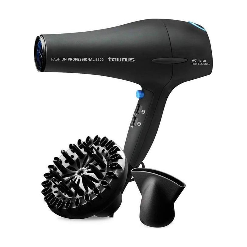 Secador de pelo Taurus Fashion Professional 2300, 2200 W y motor AC