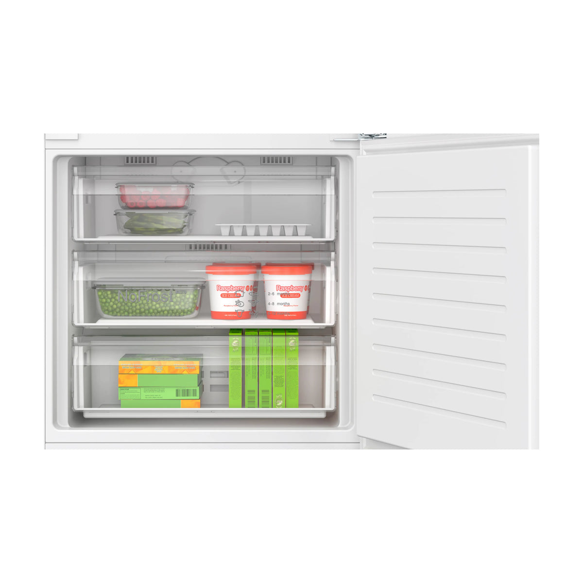 Frigorífico combi integrable Bosch KBN96VFE0, 383 l y No Frost
