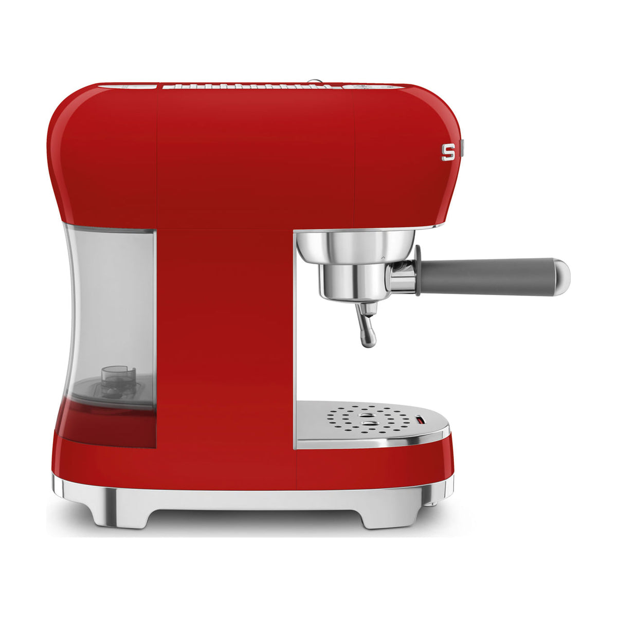 Cafetera espresso Smeg ECF02RDEU de 15 bar y 1350 W, roja