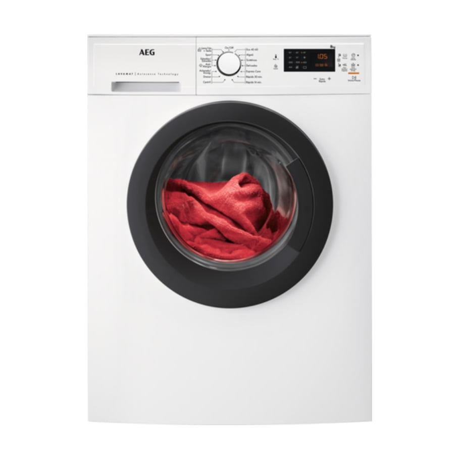 Lavadora AEG LFA5I82RE de 8 kg y 1200 rpm