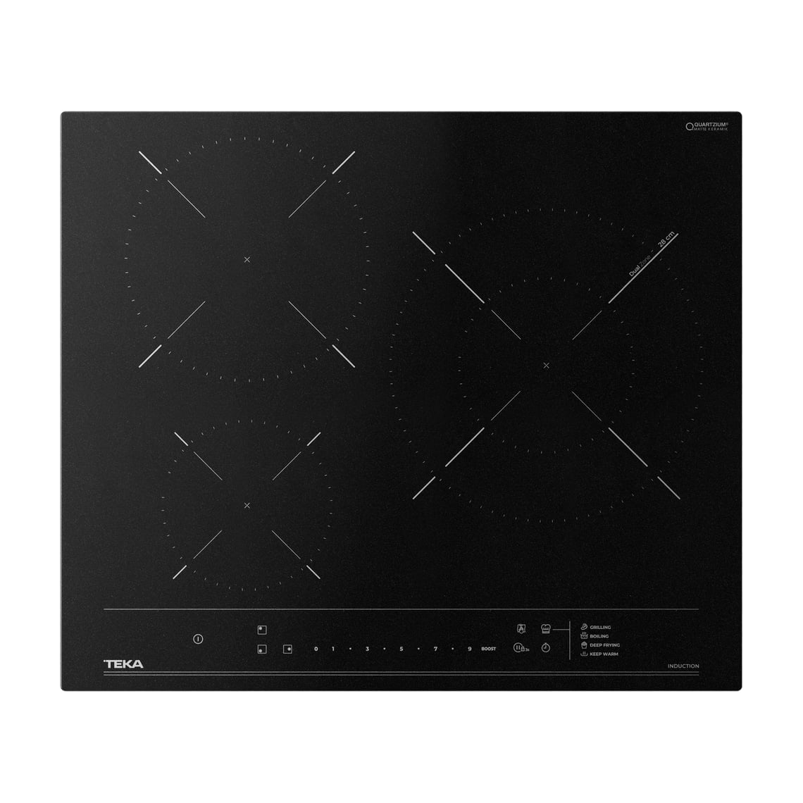 Placa de inducción Teka IBC 63215 FST BM de 3 zonas, negro mate