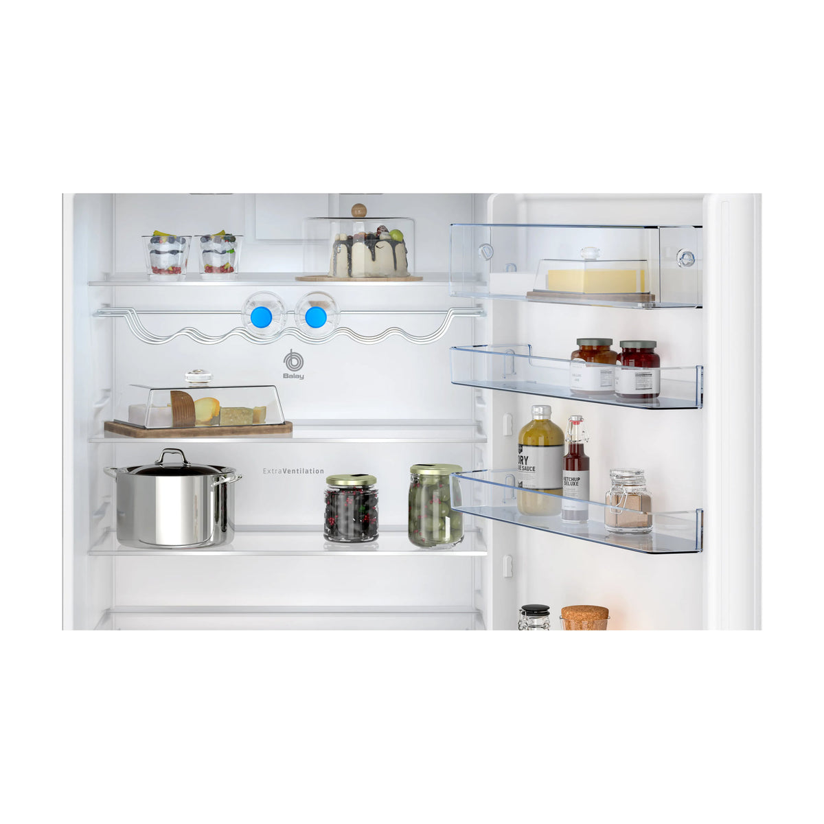 Frigorífico combi integrable Balay 3KID967F con No Frost y Home Connect