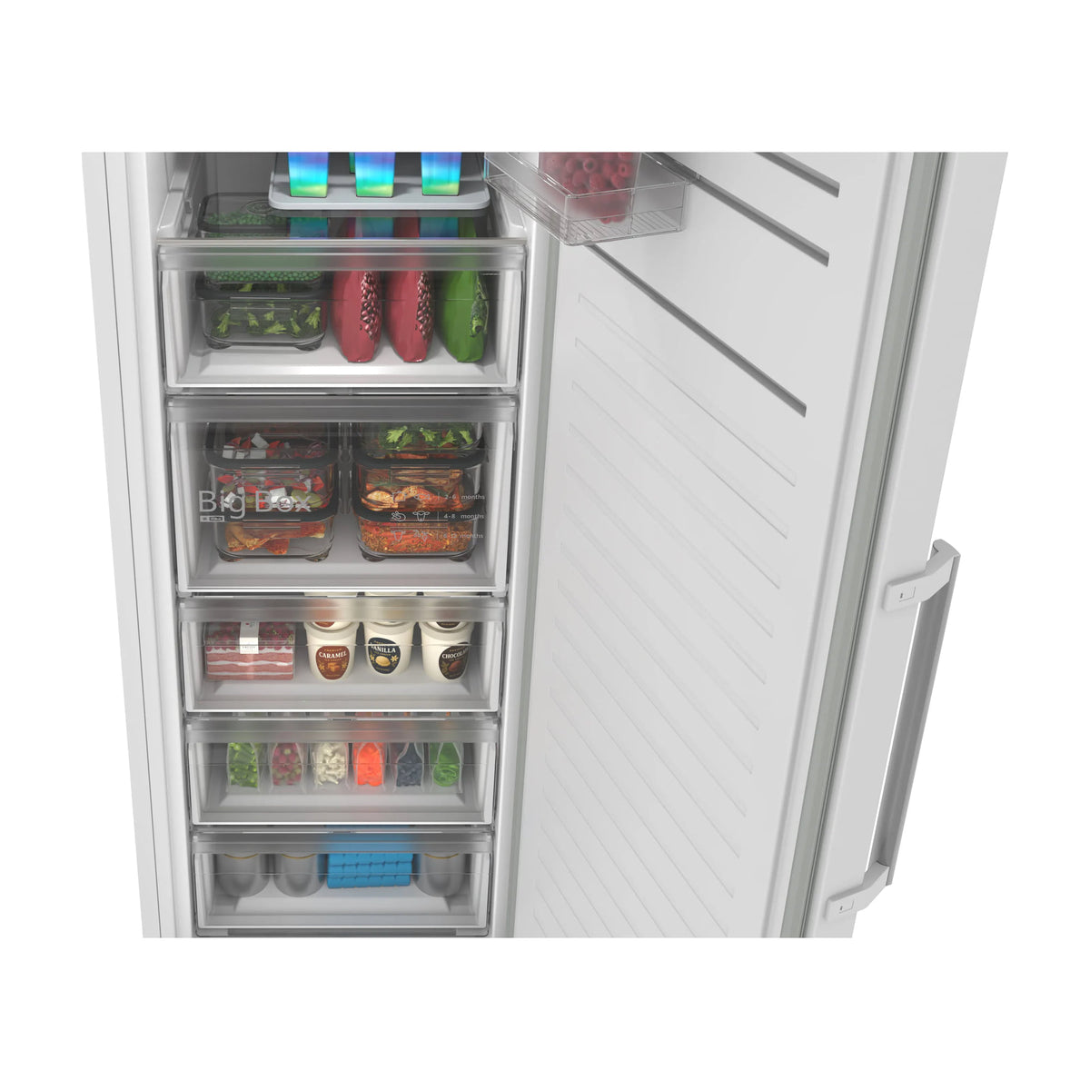Congelador vertical Bosch GSN36VWDG, 334 l, Total No Frost