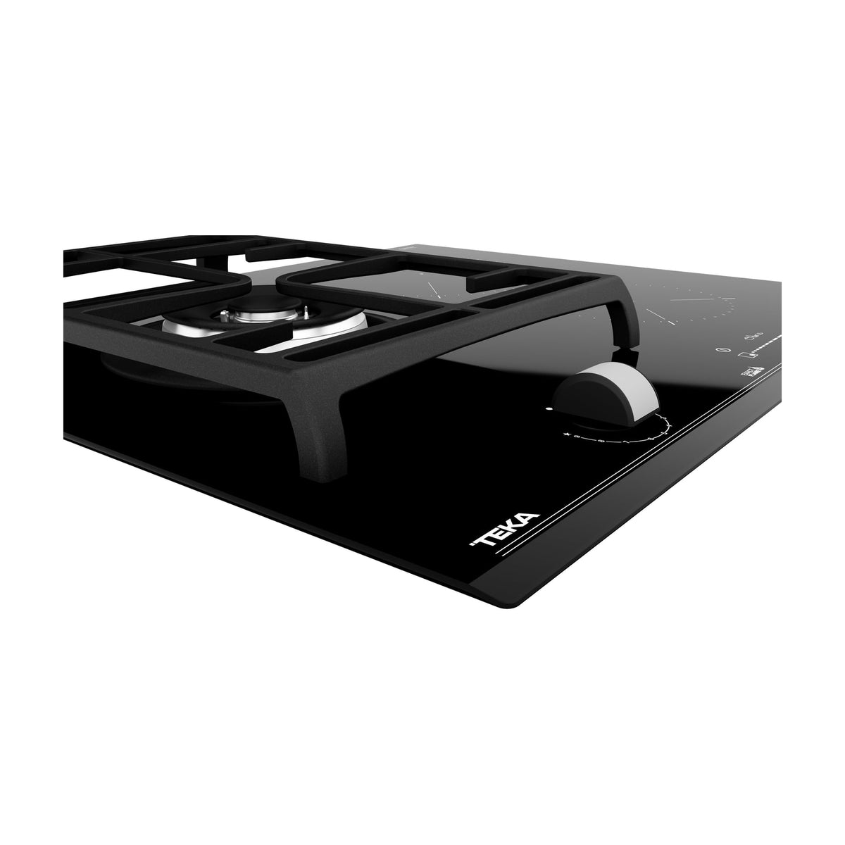 Placa mixta Teka JZC 63312 ABN de gas e inducción, 3 zonas, 60 cm