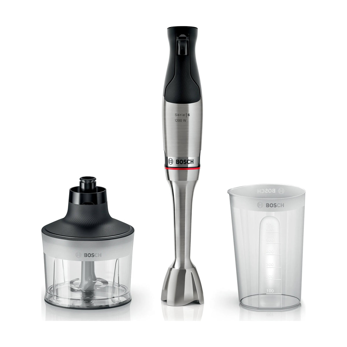 Batidora de mano Bosch MSM6M830 ErgoMaster de 1200 W con picadora