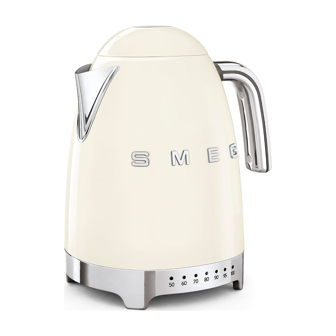 Hervidor de agua Smeg KLF04CREU de 1,7 l con temperatura regulable
