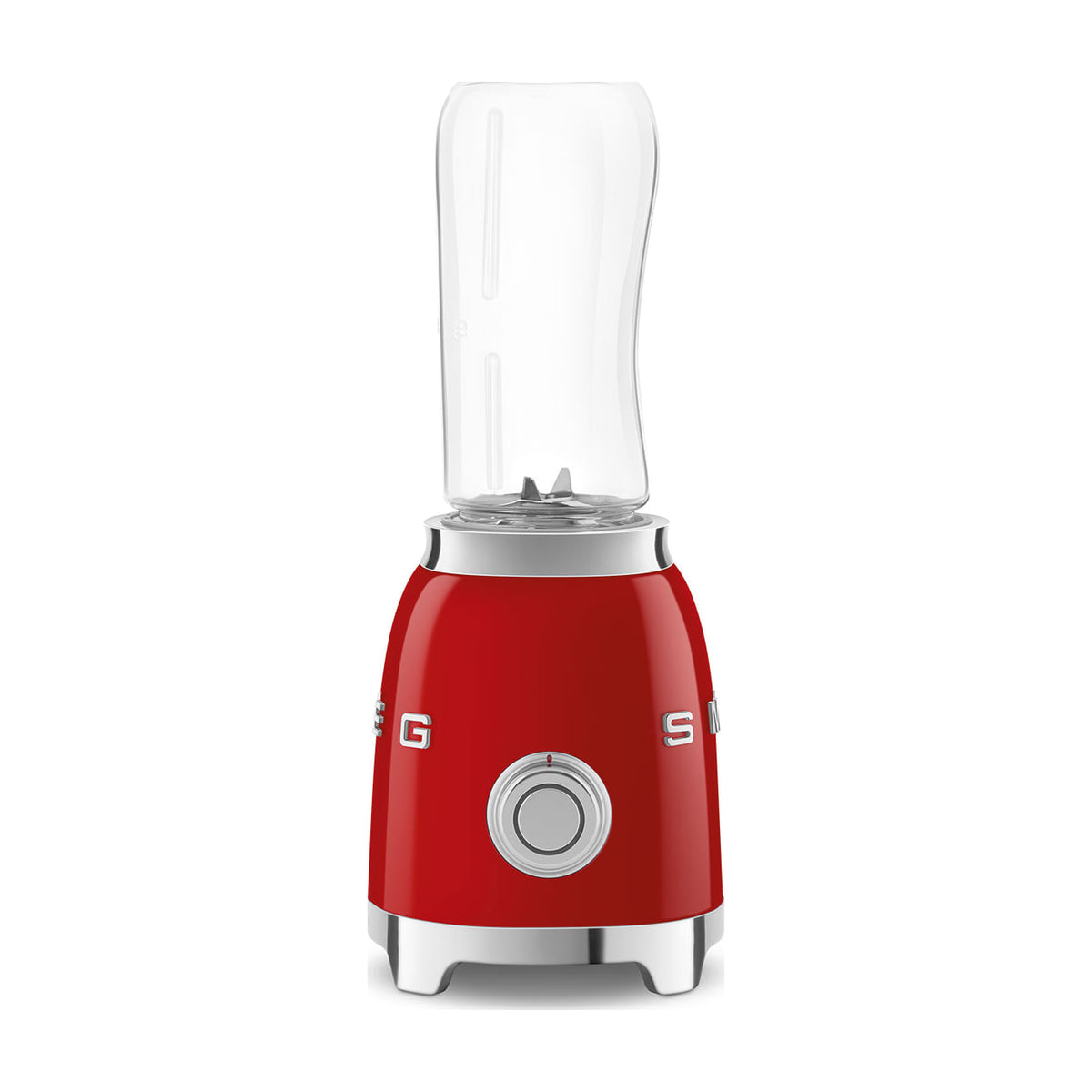 Mini batidora de vaso Smeg PBF01RDEU, 300 W y 2 velocidades