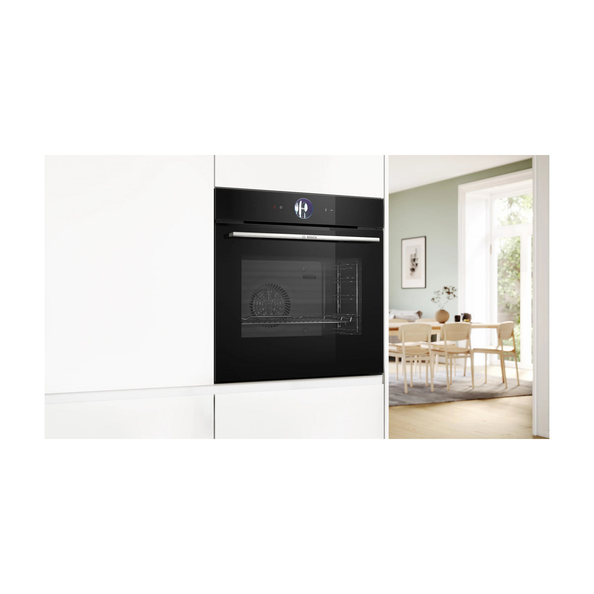 Horno multifunción Bosch HRG7361B1 con vapor añadido y 71 l