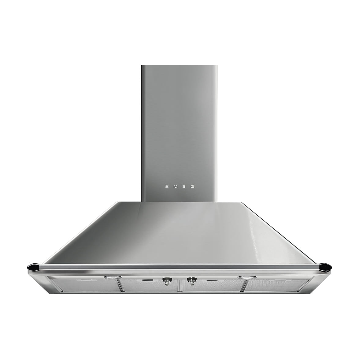 Campana decorativa Smeg KTR110XE de 110 cm, inox y clase A