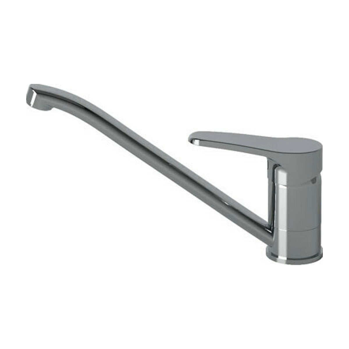 Grifo de cocina Cata CBB/B monomando cromado, caño giratorio 360°