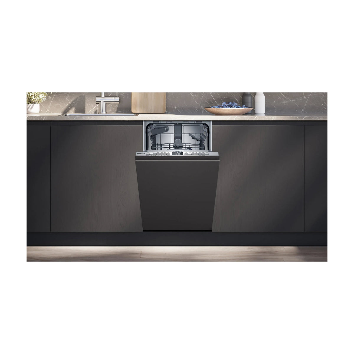 Lavavajillas integrable Siemens SR93EX25LE, 45 cm y Home Connect