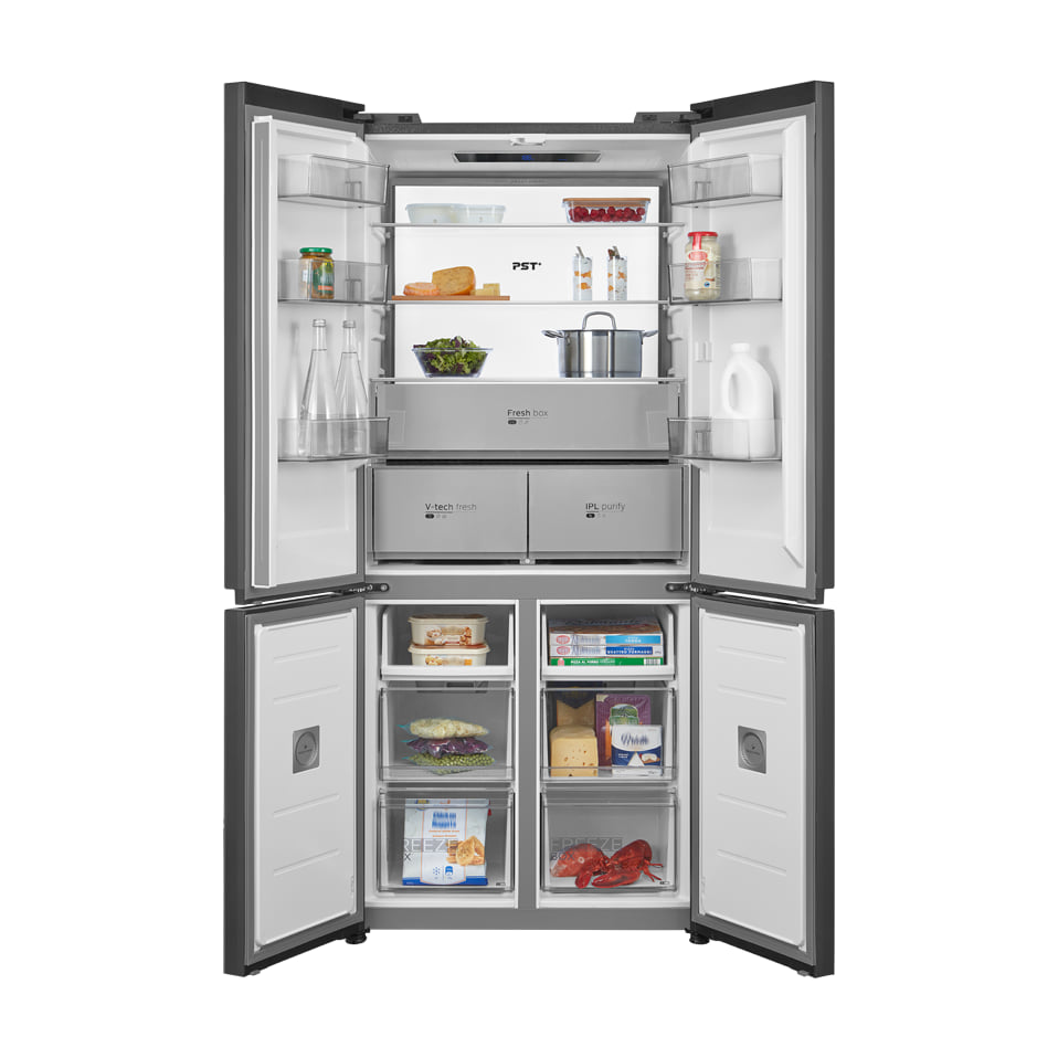 Frigorífico multipuerta Midea MDRM706BIE70, 515 l, Total No Frost