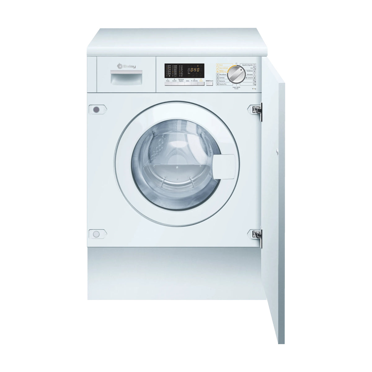 Lavasecadora integrable Balay 3TW777B, 7/4 kg y 1400 rpm