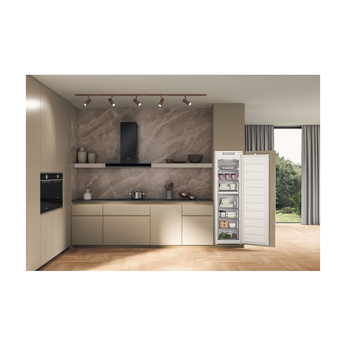 Congelador integrable Whirlpool WHSD18F073C1, No Frost, 209 l