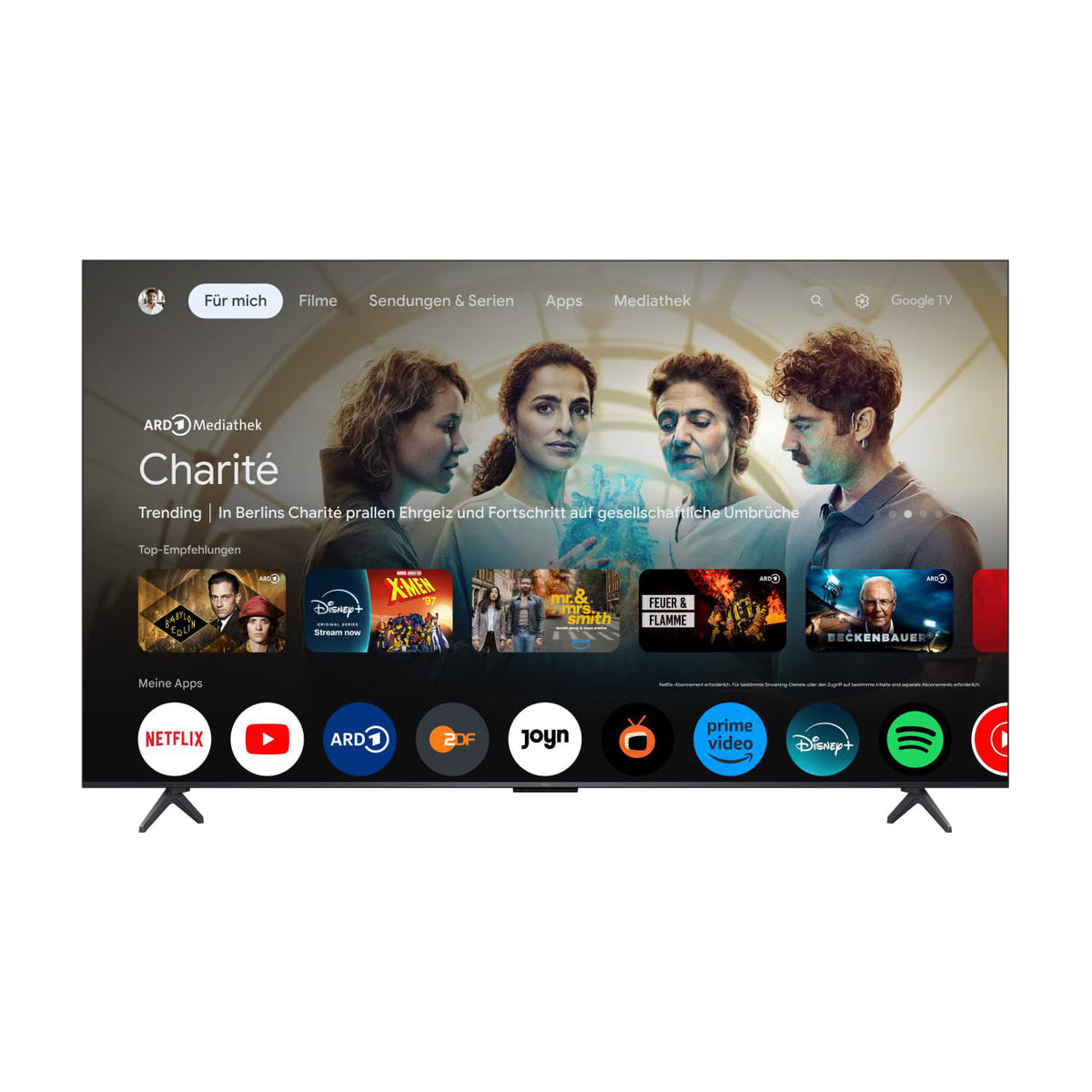 Televisor LED TCL 75P6K de 75 pulgadas, 4K UHD y Google TV
