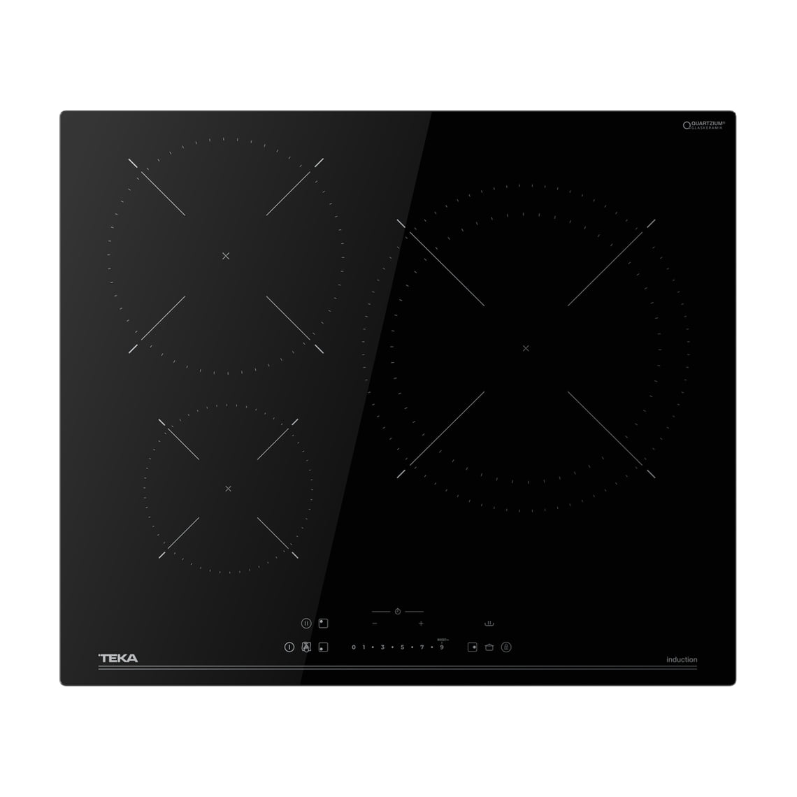 Placa de inducción Teka IBC 63115 SSM BK de 60 cm y 3 zonas