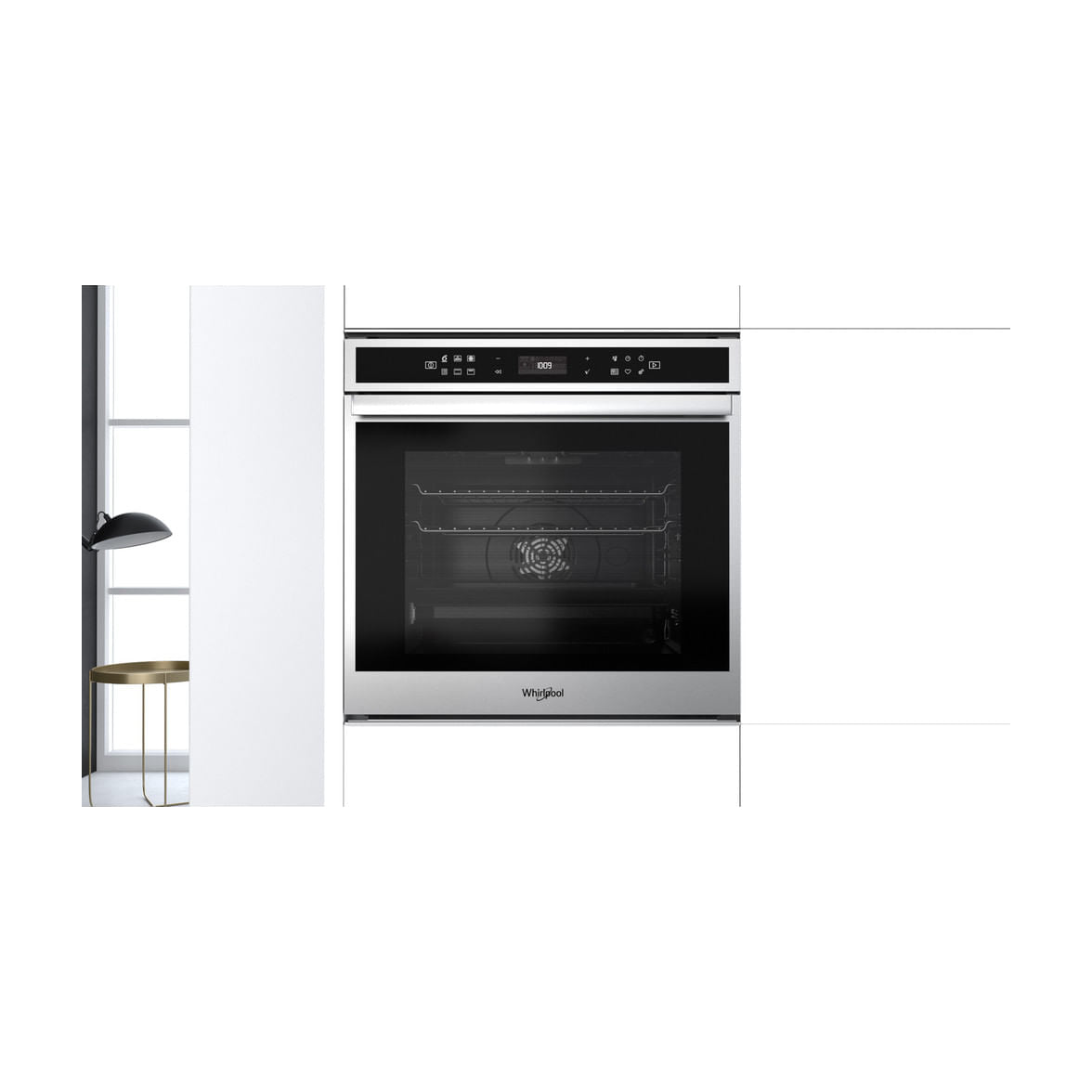 Horno multifunción Whirlpool W6 OM4 4PBS1 P, 73 l, pirolítico