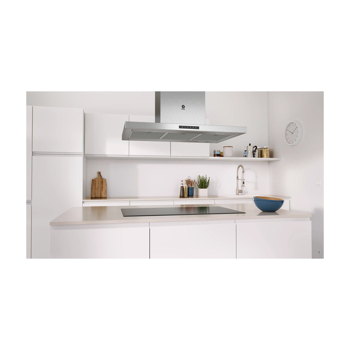 Campana de isla Balay 3BI997GX de 90 cm en acero inoxidable