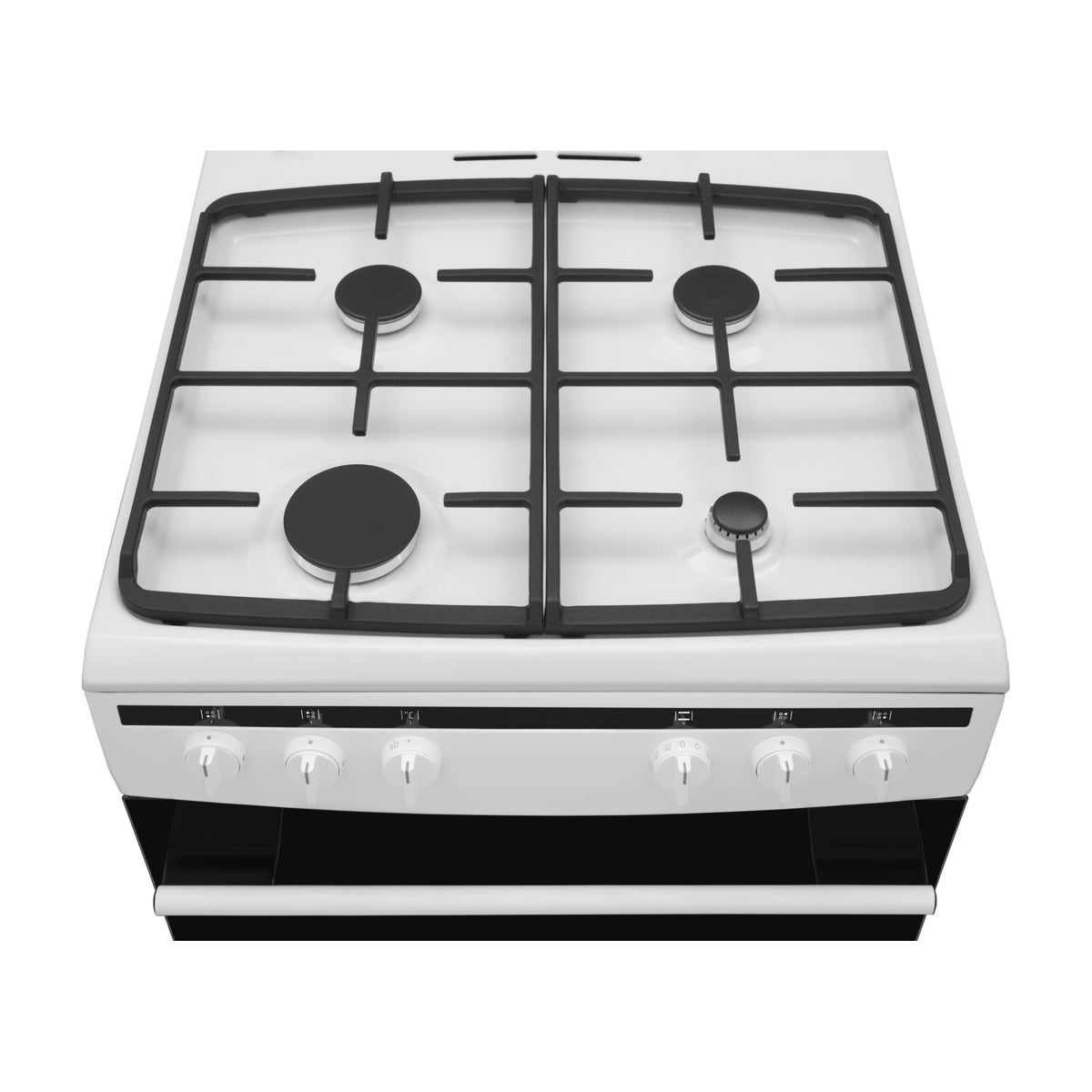 Cocina de gas Fagor 3CLG-600BB con 4 fuegos y horno eléctrico de 62 l