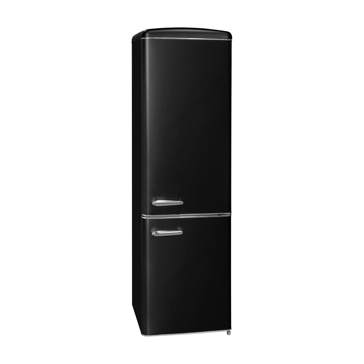 Frigorífico combi Exquisit RKGC250-70-H-160E de 244 l en negro mate