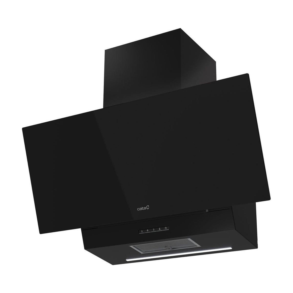 Campana decorativa Cata Thalassa 900 GBK /H, 90 cm, cristal negro