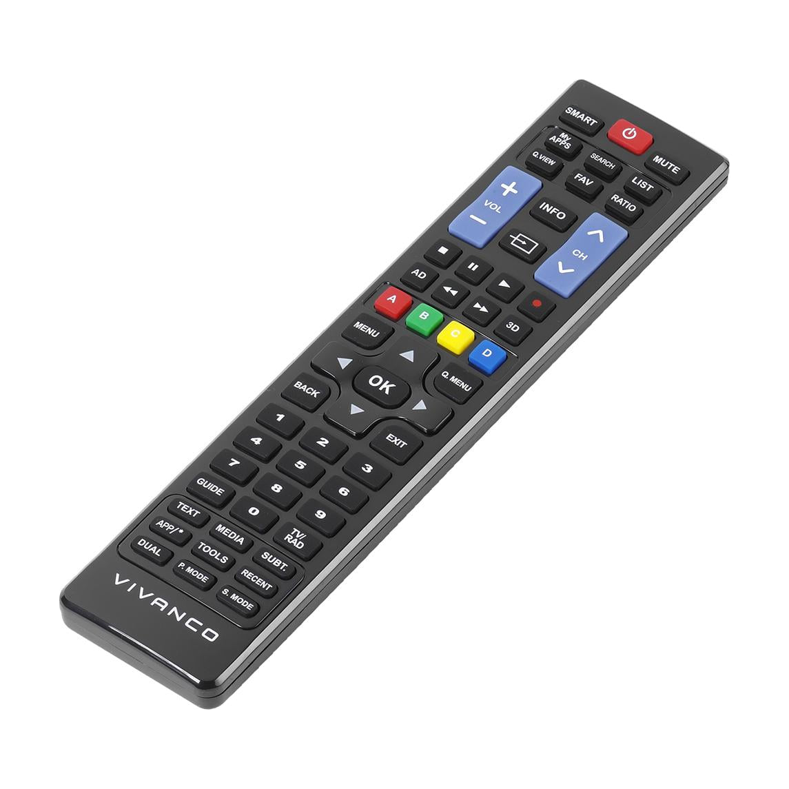 Mando a distancia Vivanco RR 230 para LG, 57 teclas y Smart TV