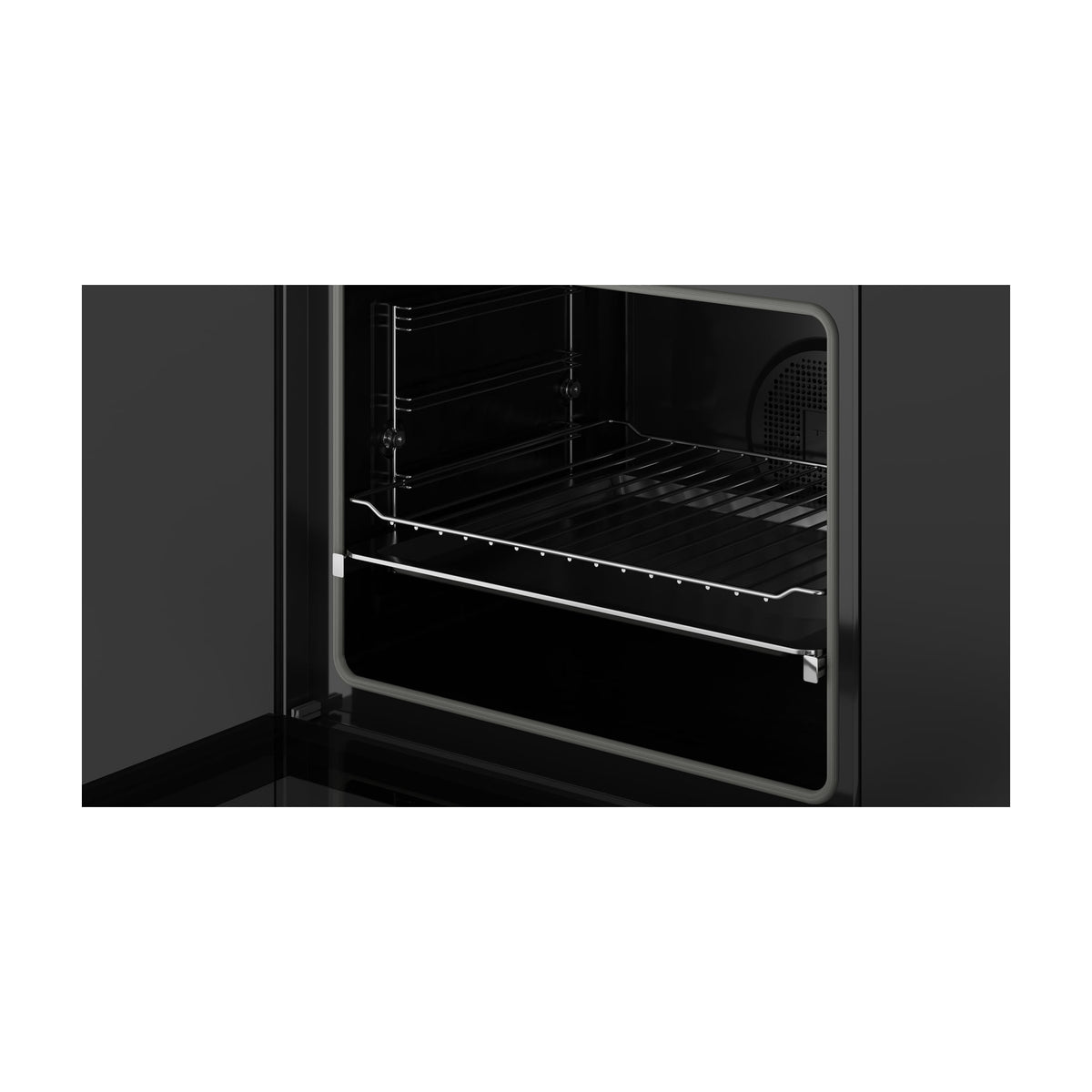 Horno multifunción Teka HLB 8400 P BK pirolítico, 70 litros, cristal negro