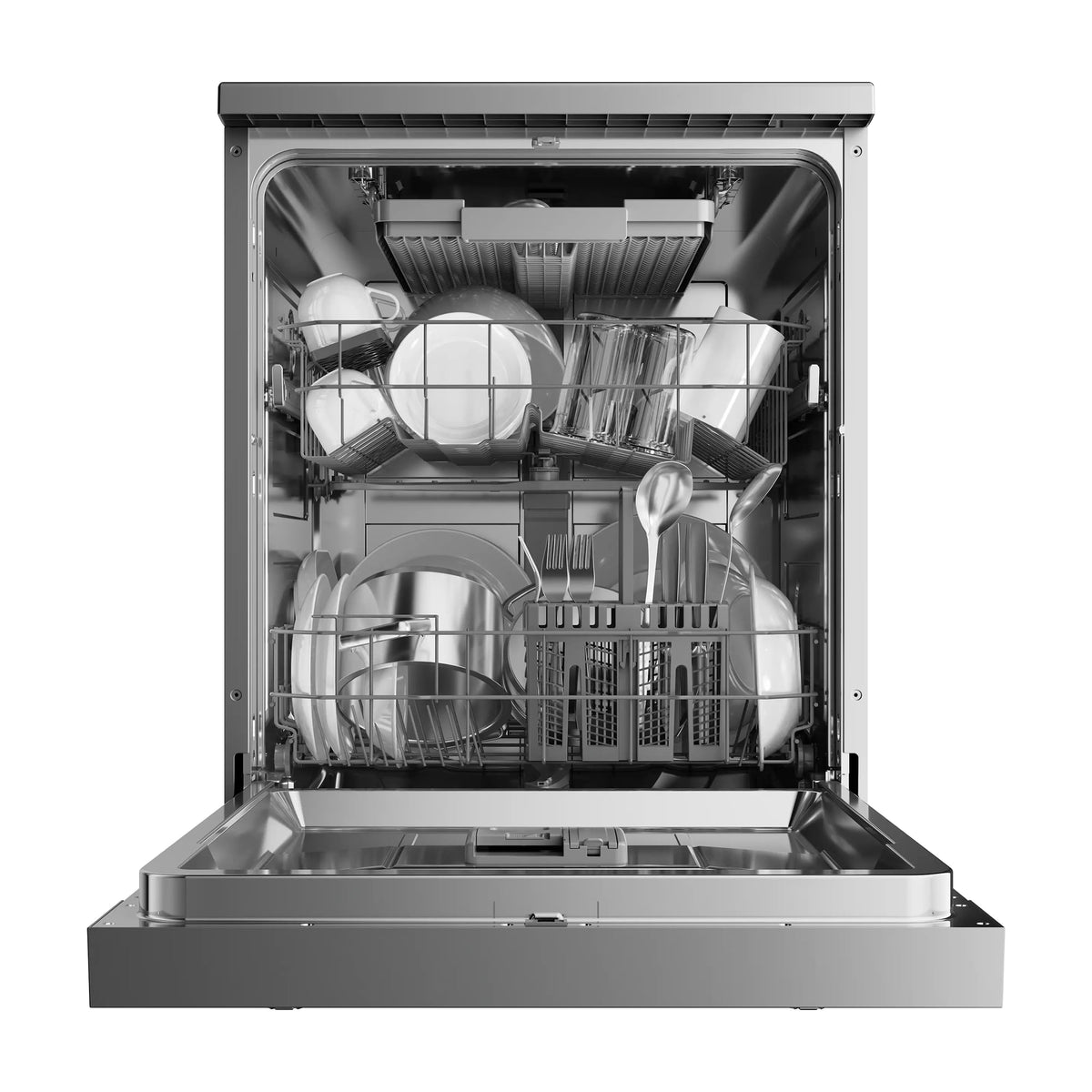 Lavavajillas Midea MDWPF1433CSS-W-EU de 14 cubiertos con Wi-Fi, inox