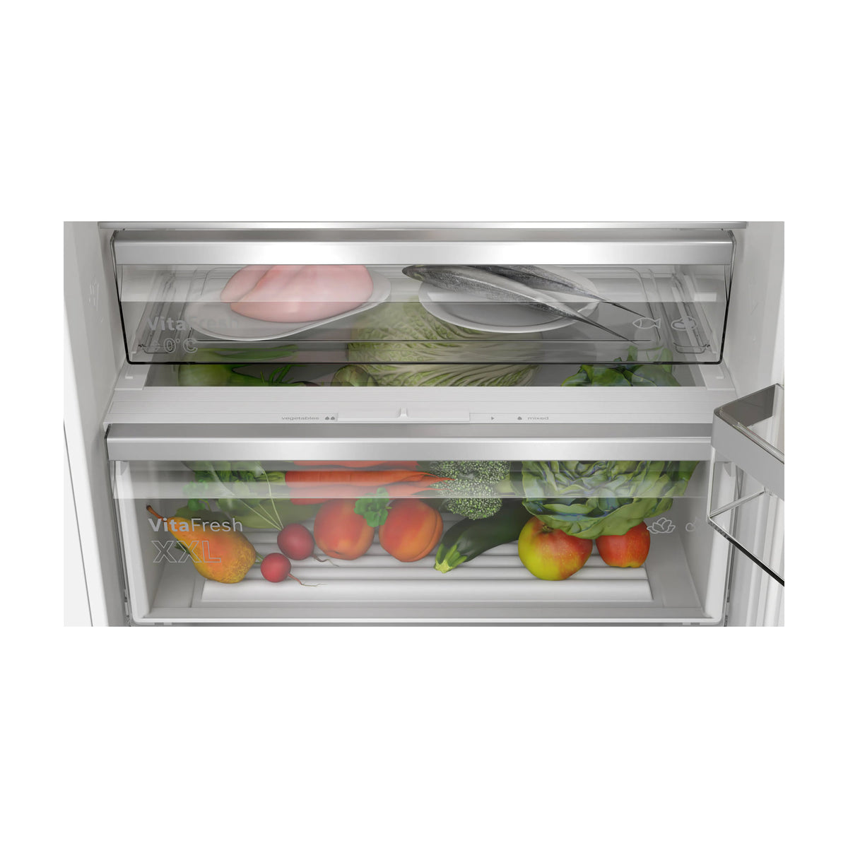 Frigorífico combi integrable Bosch KBN96VSE0 de 383 l con No Frost y Home Connect