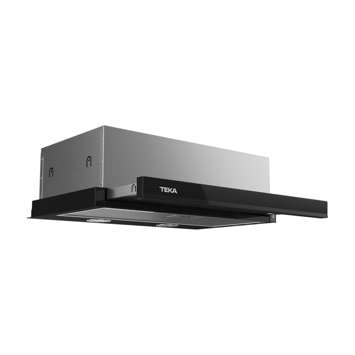 Campana telescópica Teka CNL 6415 negra, 60 cm y LED