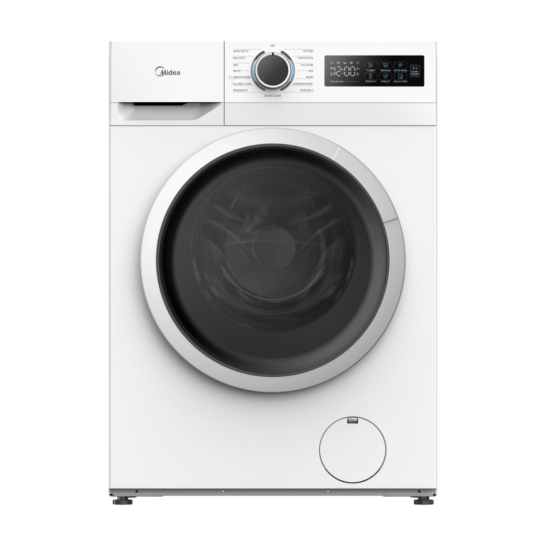 Lavadora de carga frontal Midea MF110W90BA10/W-ES, 9 kg y 1400 rpm